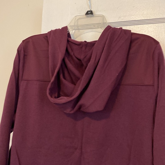 Victoria’s Secret Pink Hawaiian zip up sweater in burgundy size large - Picture 13 of 13